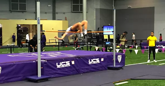 Taylor Wins High Jump for Cal Poly at UW Indoor Track & Field Invitational Image