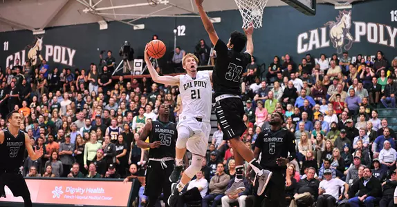 Cal Poly Men's Basketball Team Pulls Away for 69-52 Win versus Bethesda Image