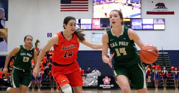 Balbierz Leads Cal Poly to 63-57 Road Win Over Cal State Fullerton Image