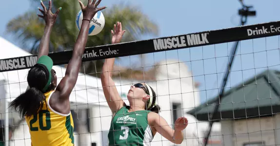 Cal Poly Beach Volleyball Defeats Concordia, Irvine Valley on Saturday Image