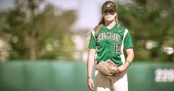 Hyland, Chalmers Pitch Cal Poly Softball to Doubleheader Sweep Image