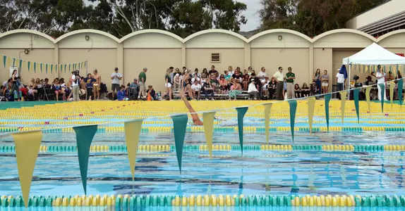 Amelia Feick Wins Queen of the Pool for Cal Poly Swimming Image