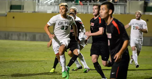 Cal Poly Edged in Big West Opener at Cal State Fullerton, 2-1 Image