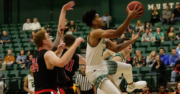 Cal Poly Holds Off Cal State East Bay for 72-66 Exhibition Victory Image