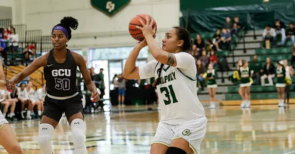 Cal Poly Falls to Robert Morris on Day 1 of ShareSLO Beach Classic, 66-50 Image