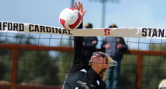 Cal Poly Beach Volleyball Goes 2-0 First Day in Malibu Image