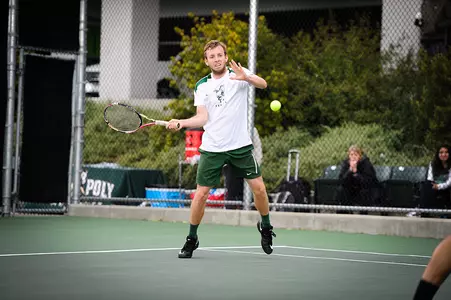 Cal Poly Men's Tennis Falls 5-2 in Last Match of the Season Image