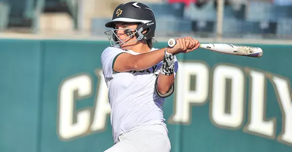 Cal Poly Softball Splits Saturday Doubleheader at Cal State Fullerton Image