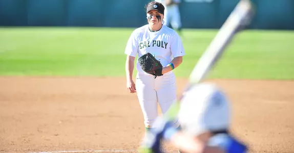 Hyland Tosses 100th Complete Game, but Cal Poly Falls in Nine Innings Image