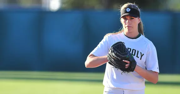 Chalmers Tosses Four-Hitter as Cal Poly Splits Regular Season Home Finales Image