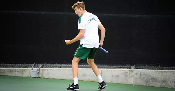 Cal Poly Men's Tennis Defeats Pacific for First Win of the Season Image