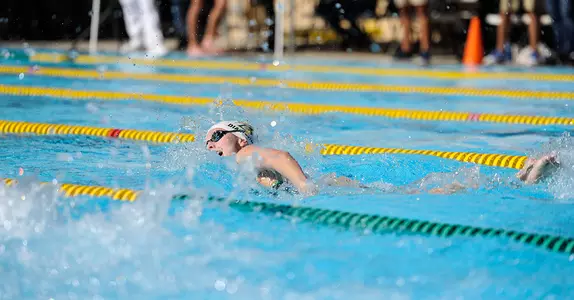 Three Mustangs Pick Up Wins in Blue-Green Rivalry Meet Image