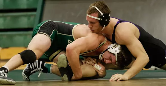 Cal Poly Drops 32-13 Dual Wrestling Meet to Penn at Stanford Image
