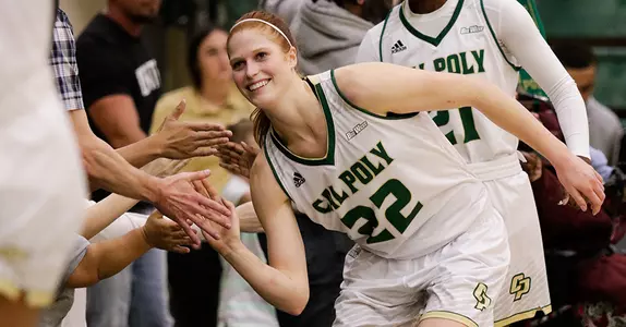 Cal Poly Moves to 6-2 in Big West Conference with 52-50 Win vs. Hawai'i Image