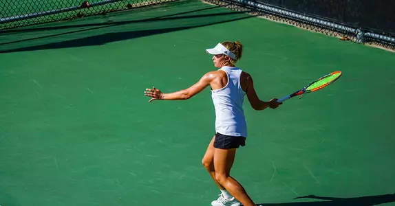 Mustangs Women's Tennis Comes Up Short in First Conference Match Image