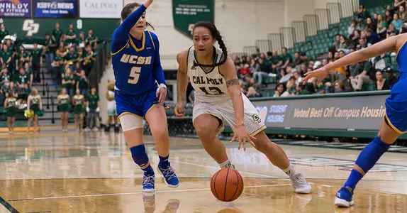 Cal Poly Wins Blue-Green Rivalry Clash vs. UC Santa Barbara, 73-72 Image
