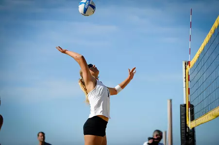 No. 14 Mustangs Beach Volleyball Takes Two of Three to Open Season Image
