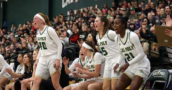 Cal Poly Moves Into Second Place in Big West with 63-56 Win Over CSF Image