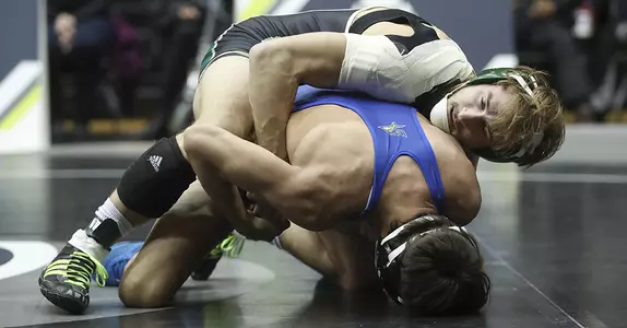 Cal Poly's Colton Schilling Captures Pac-12 Title at 141 Pounds Image