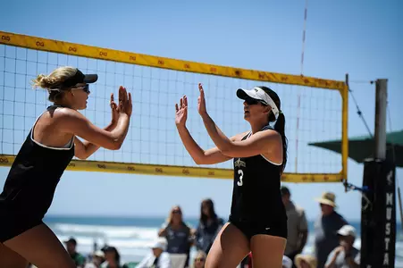 No. 6 Cal Poly Beach Volleyball Sweeps All Three Matches Saturday Image
