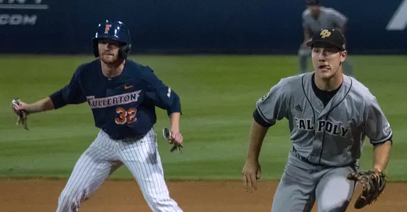 Cal Poly Falls to Cal State Fullerton, 5-1, in Big West Series Opener Image
