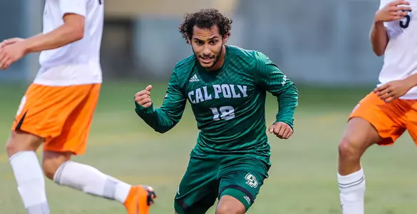 Perez Double Leads Cal Poly Men's Soccer to 4-1, Season-Opening Win Image