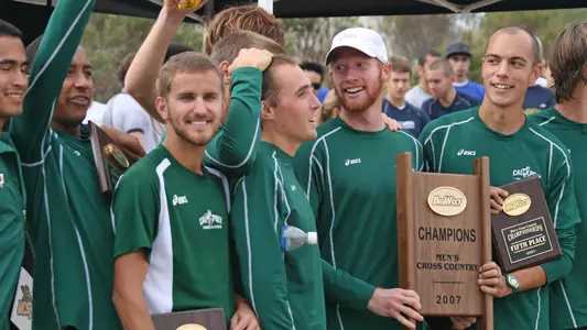 Cal Poly's 2007 conference championship cross country team won the Big West title with a rarely-seen perfect score of 15 points at Fairbanks Memorial XC Course in San Luis Obispo.