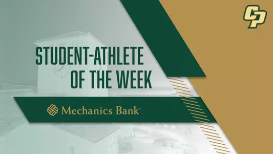 Mechanics Bank Cal Poly Student-Athlete of the Week