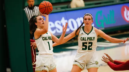Abbey Ellis of the Cal Poly Women’s Basketball Team (Photo by Owen Main ©)