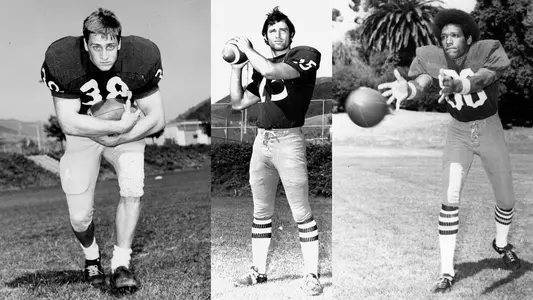 Trio of 1972 Cal Poly football team leaders.
