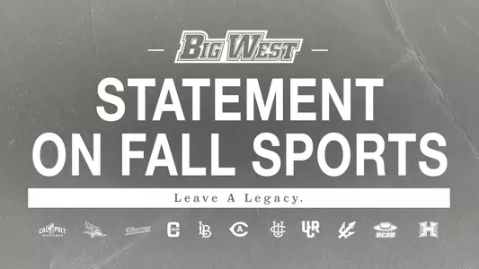 Graphic on Big West Fall Sports