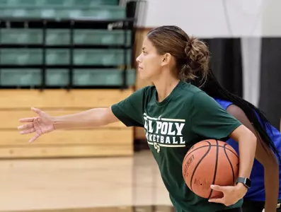 Cal Poly assistant coach Ashlee Stewart