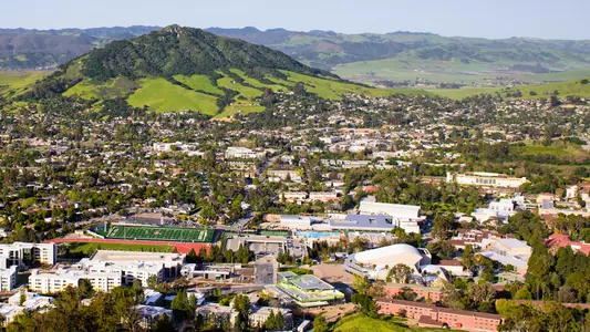 Aerial view, Cal Poly campus.