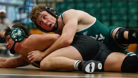 Bernie Truax working his opponent.