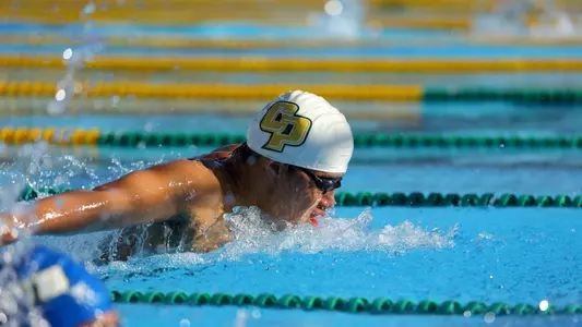 Brian Wong swims the