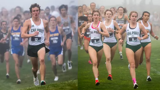 Cal Poly cross country runners at Big West.