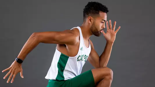 Bobby Poynter of Cal Poly won the 2019 BWC title for the 800m as a true freshman. (Photo by Owen Main ©)
