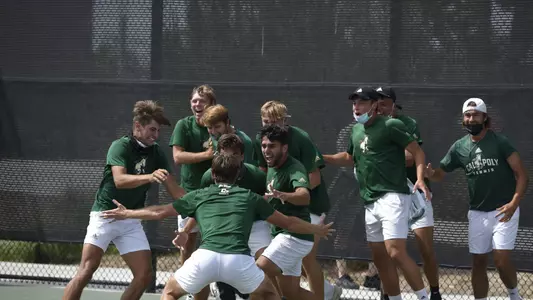 Men's Tennis Celebration vs. Hawai'i 5-1-21