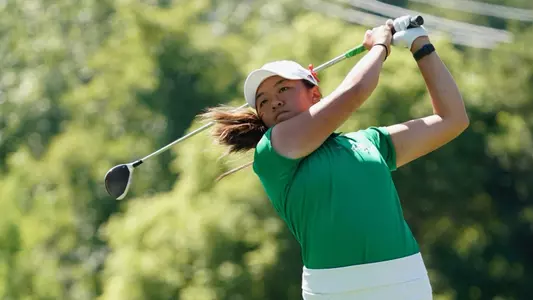 Vanessa Wang with a drive at Stanford.