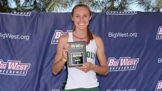 Cal Poly's Julianna Ruotolo won the 2021 Big West Conference heptathlon championship in Irvine on May 8. (Photo Courtesy of BWC ©)