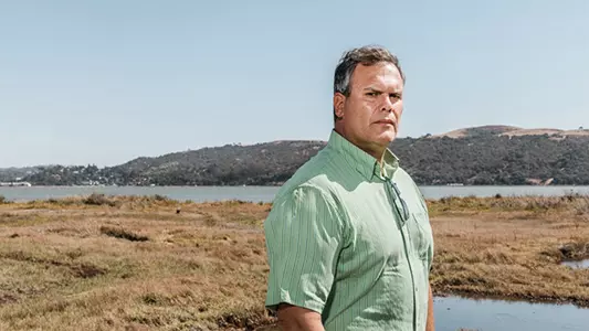 Paul Wulff near location where his mother was found.