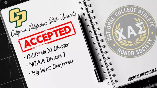 Cal Poly Accepted into Chi Alpha Sigma