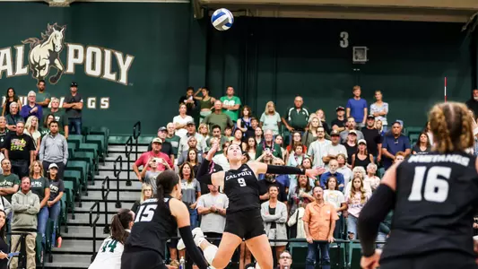 Cal Poly volleyball hosted CSUF. 9/24/22 Photo by Owen Main