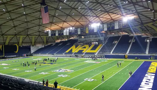 Cal Poly with a walk-through at Walkup Skydome.