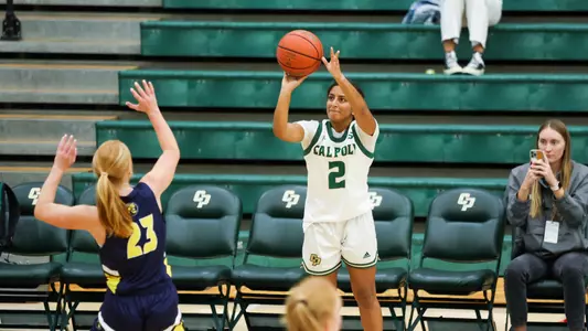 Cal Poly Womenâ??s Basketball hosted UC Santa Cruz for an exhibition at Mott Athletics Center in San Luis Obispo, CA 11/4/22 Photo by Owen Main
