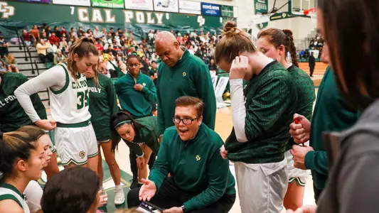 Cal Poly Womenâ??s Basketball hosted Simpson 11/10/22 Photo by Owen Main
