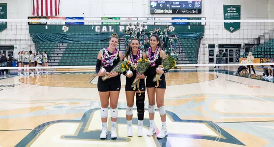 Meredith Phillips, Maia Dvoracek, Avalon DeNecochea Senior Night