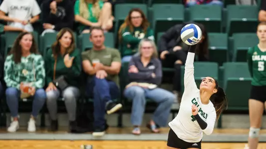 Cal Poly Volleyball hosted UCSB at Mott Athletics Center in San Luis Obispo, CA 11/6/22  Photo by Owen Main