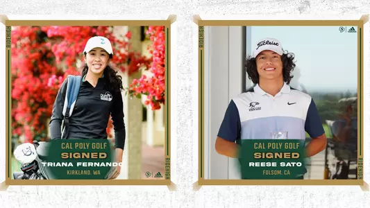 Cal Poly's golf NLI signees.