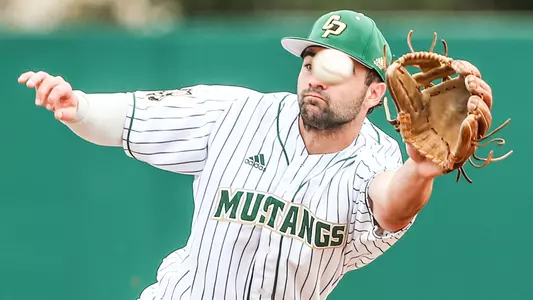 Second baseman Nick Marinconz reaches for a line drive during practice earlier this month. A late-season run lifted Marinconz's final average to .283 in 2021.